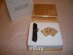 Estee Lauder Parfum Compact Rare 2002 Cartes Mains Chanceuses Mibb Gorgeous