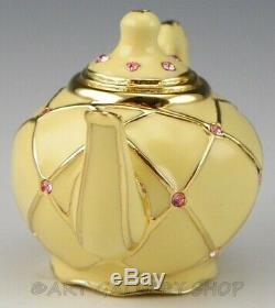 Estee Lauder Parfum Solide Compact Dazzling Or Teapot Non Utilisé Non Box