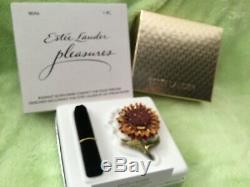 Estee Lauder Parfum Solide Compact Jay Strongwater Radiant De Tournesol 2 Boîtes