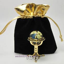 Estee Lauder Parfum Solide Globe Compact 2002 Collection