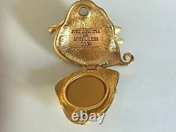 Estee Lauder Perfume Solide Compact 2009 Feuille Magique Mib Pleine Par Jay Strongwater