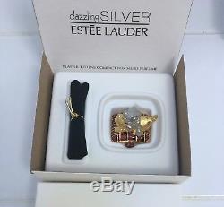 Estee Lauder Playful Cattens Cat Solide Parfum Compact In Box Mib Rare