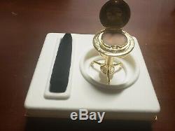 Estee Lauder Pleasures Globe Parfum Solide Compact 2001 Mib