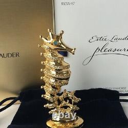 Estee Lauder Pleasures One Of A Kind Seahorse Compact Pour Solide Parfum Nib