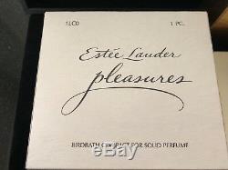 Estee Lauder Pleasures Parfum Solide Compact Bain Oiseau 2001 Nibb