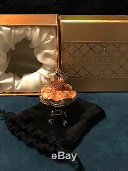 Estee Lauder Pleasures Tutu Compact Rose Pour Parfum Solide 1999 En Boîte