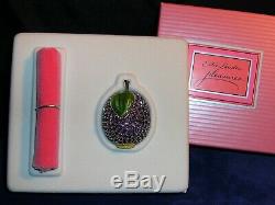 Estee Lauder Plum Belle Solide Parfum Compact Violet 1998 Jamis Utilisé