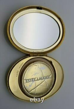 Estee Lauder Poudrier Compact Lucidity Golden Aquarius ca 1996