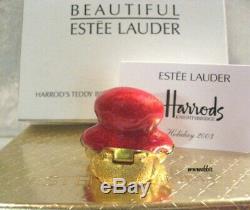 Estee Lauder Pour Harrods 2003 Ours De Vacances Parfum Solide Compact Mibb 1/400