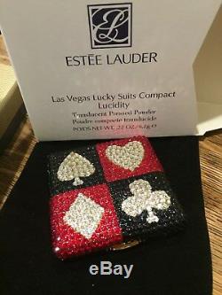 Estee Lauder Powder Compact 2005 Lucky Suits Las Vegas Alerte Des Collectionneurs Mibb
