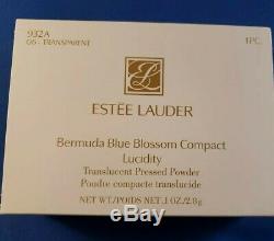 Estée Lauder Powder Compact Bermuda Blue Blossom. Both Boxes Gorgeous Nouveau Complet