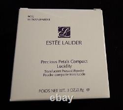 Estee Lauder Precious Petals Compact Lucidity Translucent Powder Nouveau