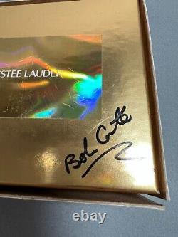 Estee Lauder Seal Compact Menthe Dans Des Boîtes Signées Par Lauder & Bob Cote