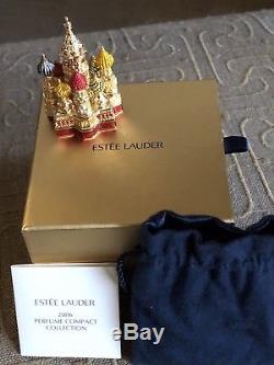 Estee Lauder Sensuous Solid Parfum Cathedral Square Holiday 2008 Rare Nouveau