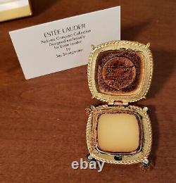 Estee Lauder Solid Parfum Compact Crown Bejeweled