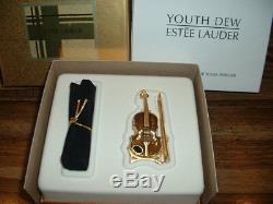 Estee Lauder Solid Perfume Compact Violon Dans Les Deux Boîtes
