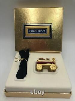 Estee Lauder Toy Wagon Solide Parfum Compact Pleasures Fragrance Avec Boîte