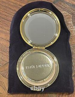Estee Lauder Vintage Golden Bough Lucidity Powder Compact 1995 Perle Raisins