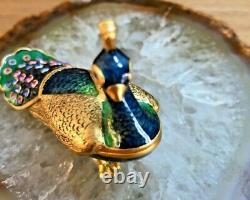 Estee Lauder 'peacock 'compact For Solid Perfume 2003
