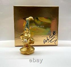 NIB FULL Estee Lauder Plaisirs SPARKLING MERMAID Compact de parfum solide SIGNÉ