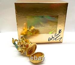 NIB FULL Estee Lauder Plaisirs SPARKLING MERMAID Compact de parfum solide SIGNÉ