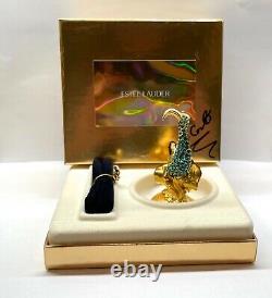 NIB FULL Estee Lauder Plaisirs SPARKLING MERMAID Compact de parfum solide SIGNÉ