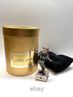 NIB PLEIN 1998 Estee Lauder PLEASURES JESTER Compact de parfum solide