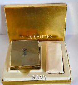 Nib 1993 Estee Lauder Golden Rhapsody Lucidity Powder Compact