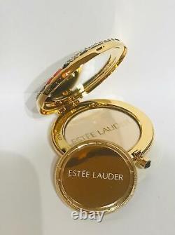 Nib 2020 Estee Lauder/monica Rich Kosann Crystal Lucky Ladybug Poudre Compact