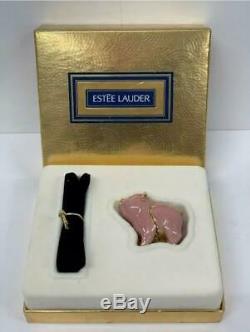 Nib Complet 1998 Estée Lauder Belle Belle Pig Compact Parfum Solide