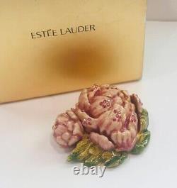 Nib Full/unused 2008 Estee Lauder/jay Strongwater Romantic Bloom Parfum Solide