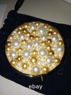 Nib New Estee Lauder Compact 2 Sea Of Pearls Re Nutriv Poudre Pressée