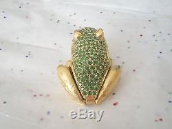Parfum Solide D'estee Lauder Compact Jeweled Prince Charming Frog 1997 Beautiful