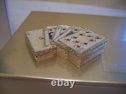 Parfum compact Estee Lauder Rare 2002 Lucky Hand Menthe dans les boîtes originales