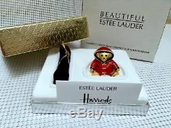 Rare 1/400 Estee Lauder Harrods William Ours Solide Parfum Compact Orig. Des Boites