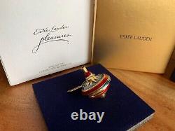 Rares Estee Lauder 2005 Top Solide Perfume Compact Nouveau Dans Les Deux Boîtes