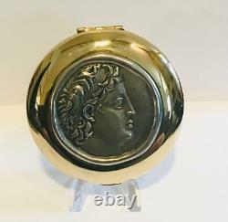 Rayons! 1997 Estee Lauder Golden Coin Lucidity Powder Compact