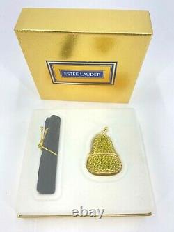Très Htf Estee Lauder Beautiful Pear Compact Pour Parfum Solide 1996