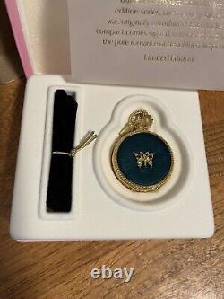 Vintage 1999 Estee Lauder Collier Papillon Compact de Parfum Solide Neuf dans sa Boîte #2/1000